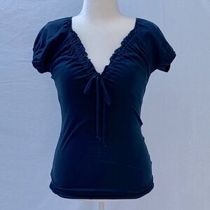 Anthropologie Blue Women's Top by benandlucia- NWOT - fits Med - Large